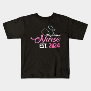 Registered Nurse est. 2024 Kids T-Shirt